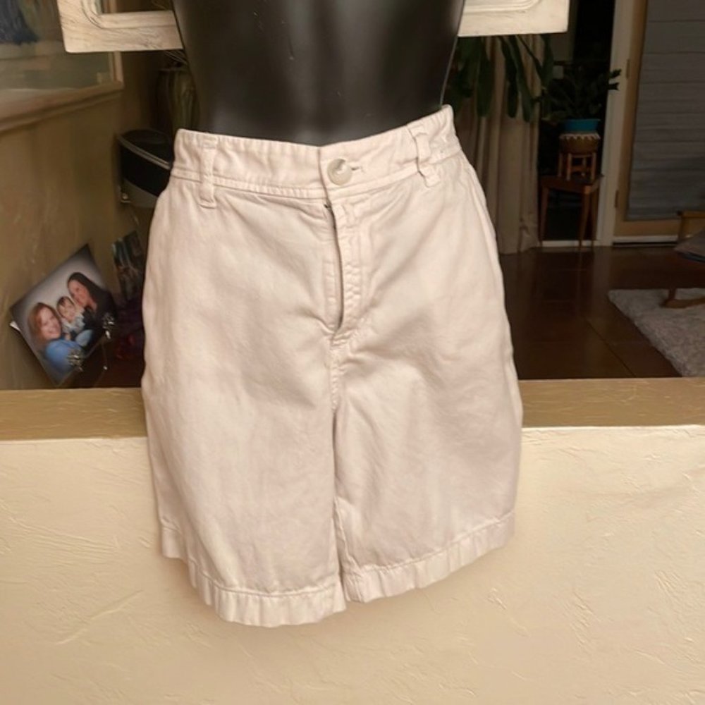 J Crew White Woman’s Shorts Size 8 Pre Owned